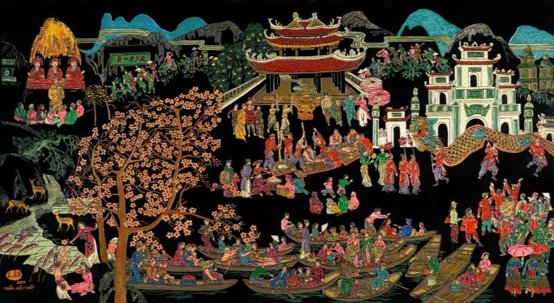 “Lễ hội chùa Hương” tái hiện không khí nhộn nhịp và rộn ràng của một trong những lễ hội lớn và nổi tiếng nhất Việt Nam