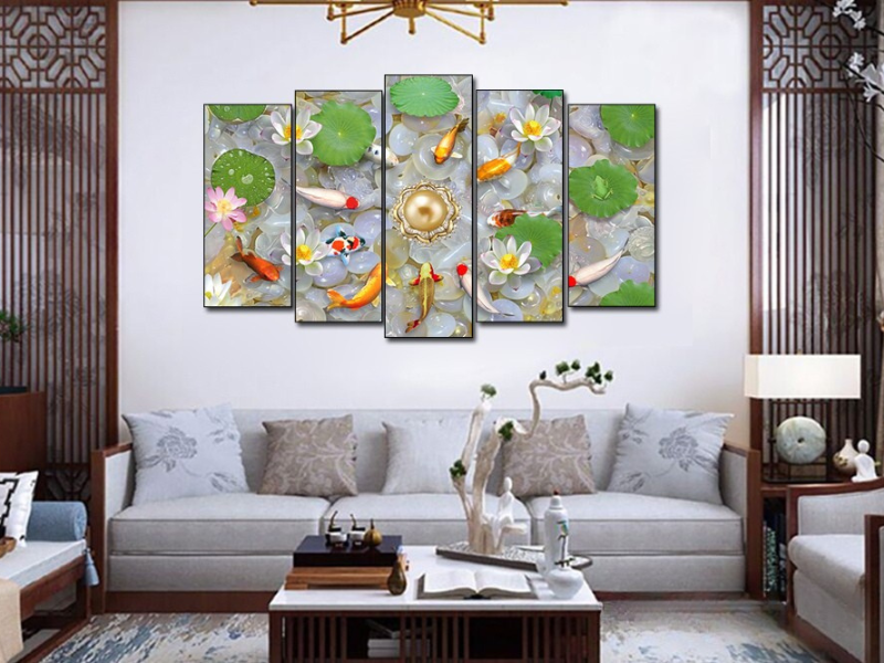 Tranh Cửu Ngư Quần Hội hiện đại