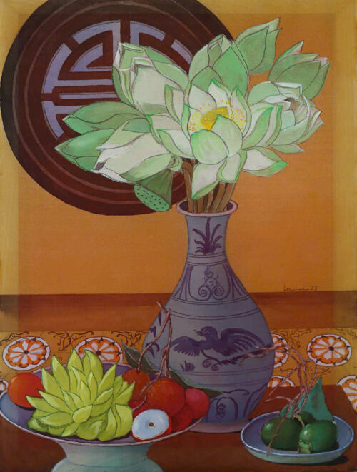 Tranh hoa sen "An Viên"