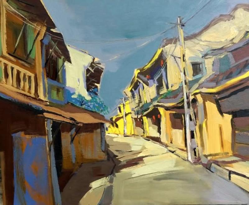 Những bức tranh phố cổ giúp khơi gợi óc sáng tạo, đem lại cảm giác tĩnh lặng và nhẹ nhàng cho tâm hồn.