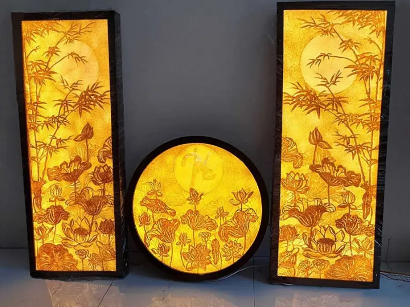 Bộ Tranh Trúc Chỉ 3 Món (bộ tam bức)