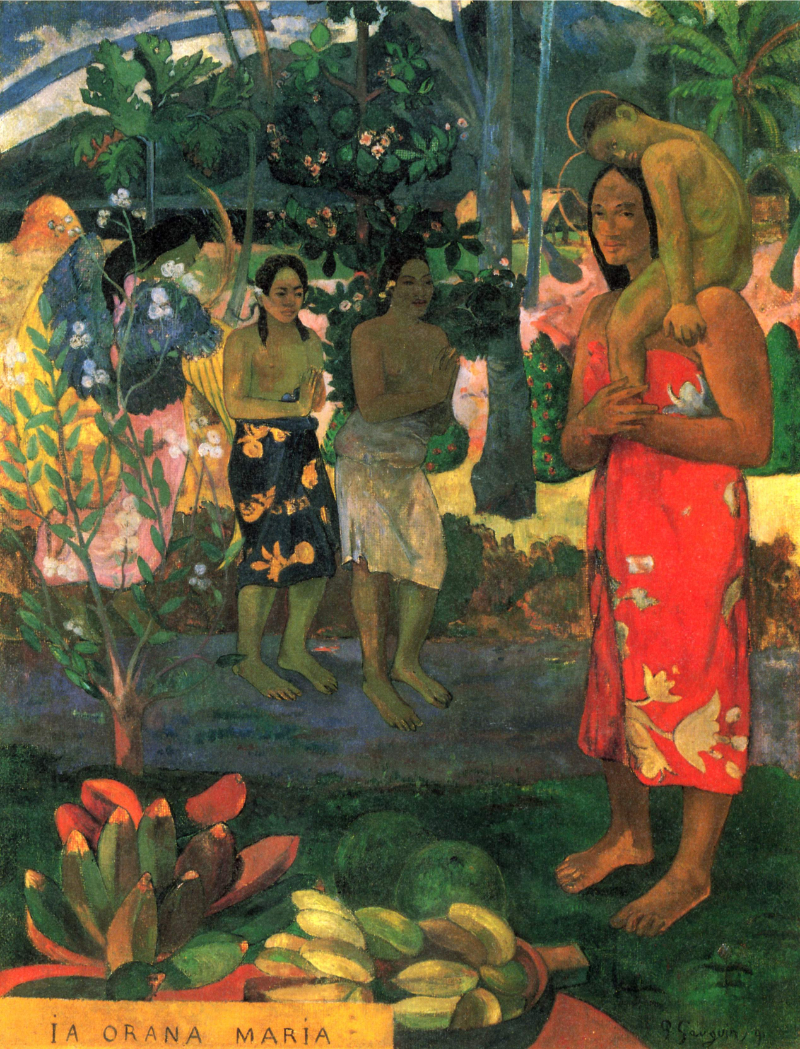 Bức họa "Ia Orana Maria"