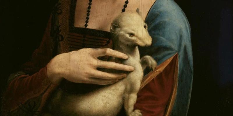 Tại sao lại có con chồn (ermine) trong tranh