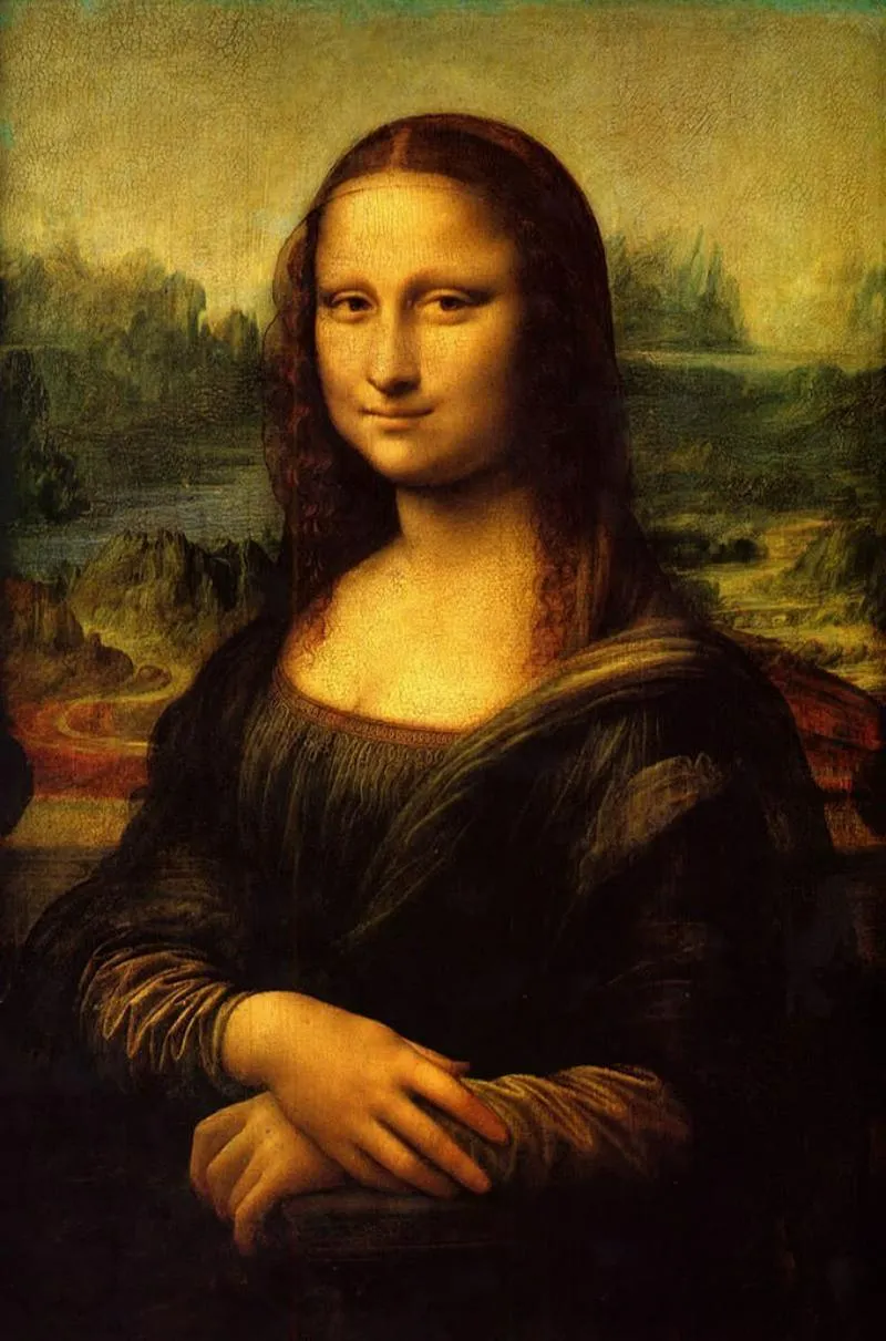 Bức "Mona Lisa" của Leonardo da Vinci, nổi tiếng với nụ cười bí ẩn và kỹ thuật vẽ sfumato