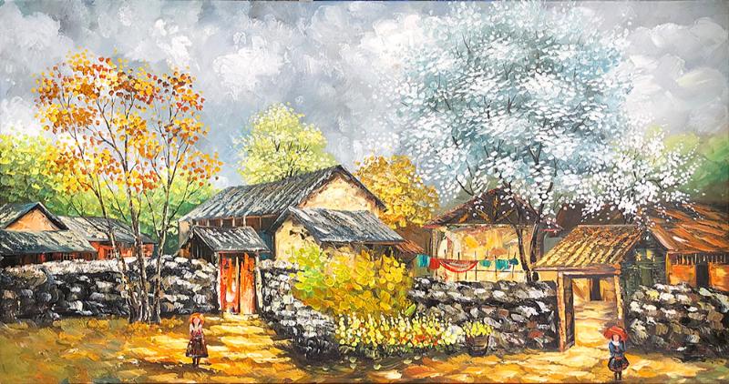 Độ khó của chủ đề tranh sơn dầu vẽ tay