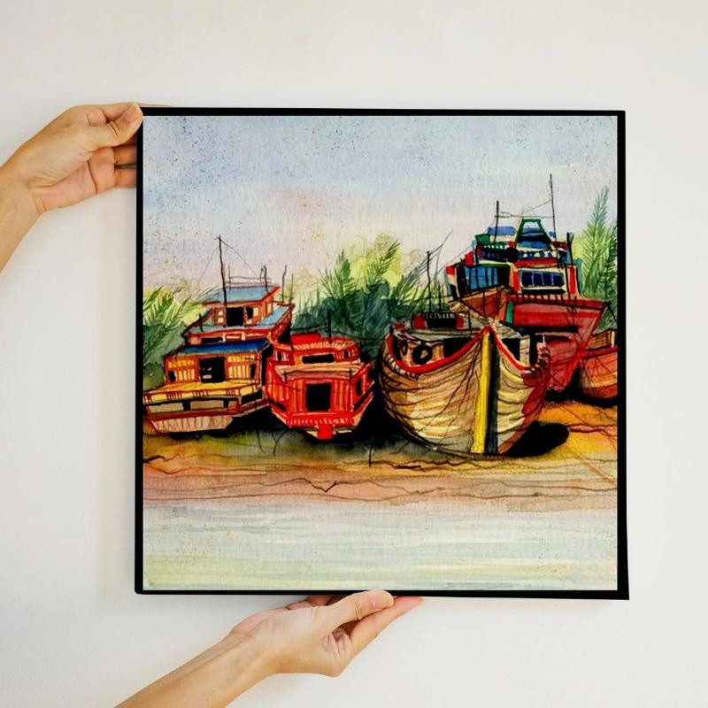 Treo tranh sơn mài cần hợp phong thủy để tránh những điều không may mắn