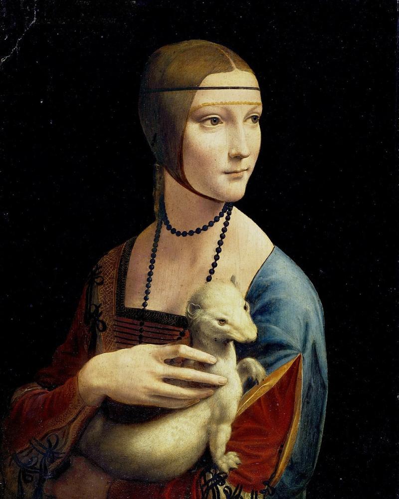 Lady with an Ermine (Quý bà với Ermine)