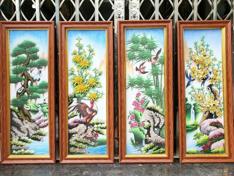 Tìm hiểu tranh tùng cúc trúc mai là gì