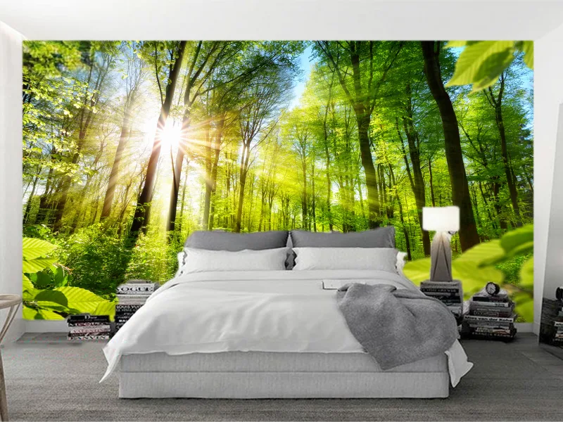 Tranh 3D dán tường phòng ngủ tạo hiệu ứng thị giác mạnh mẽ