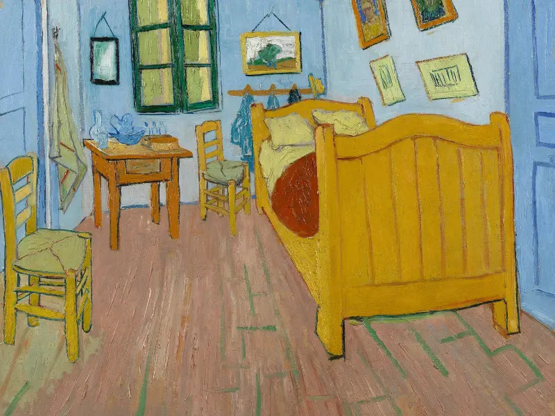 Tranh Van Gogh phòng ngủ ở Arles (1888)