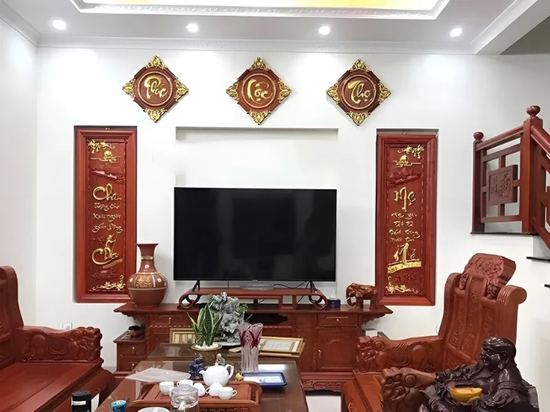 Tranh gỗ thu hút tài lộc