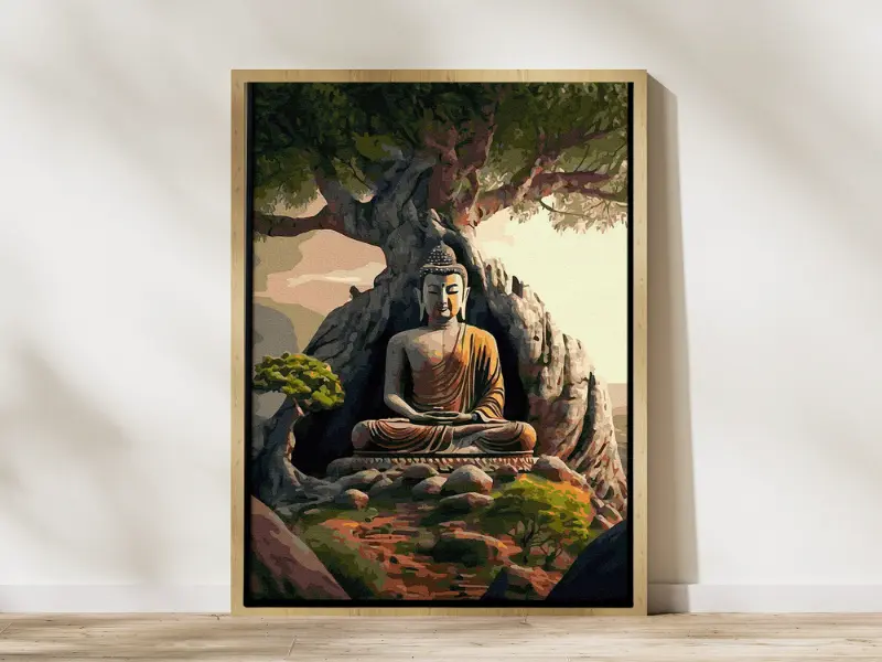 Tranh phật cầu trường thọ và bình an