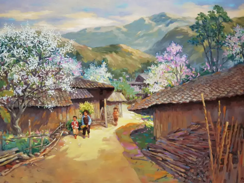 Tranh phong cảnh núi rừng