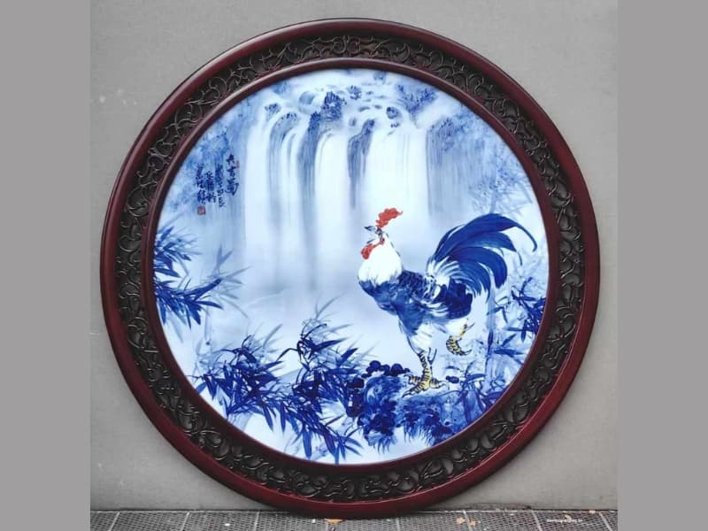 Tranh sứ Trắng