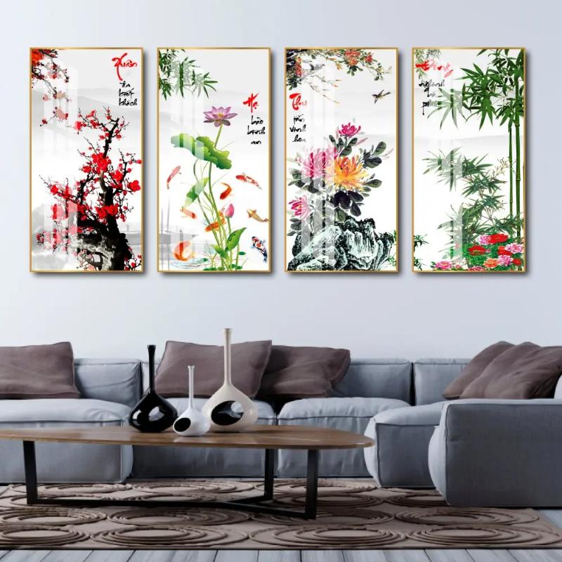 Bức tranh tượng trưng cho vòng tuần hoàn của thiên nhiên và đời người.