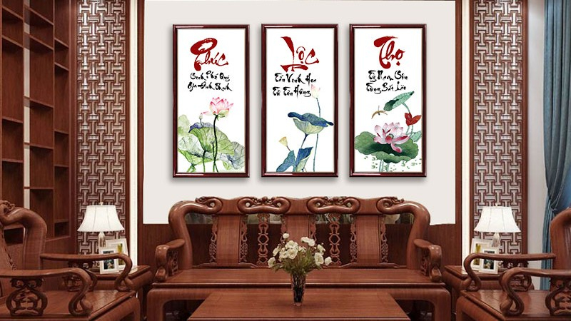 Chọn tranh chữ theo mục đích và không gian sống