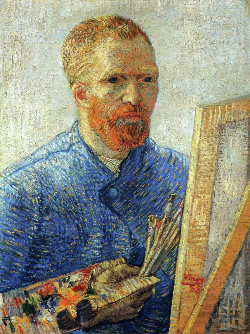 Chân dung tự họa đẹp của Vincent van Gogh