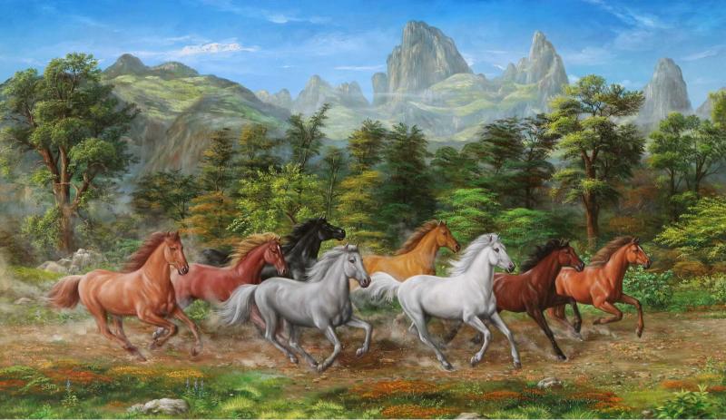 Khi lựa chọn tranh bát mã bạn nên cân nhắc các yếu tố chất liệu, ngân sách và mục đích sử dụng