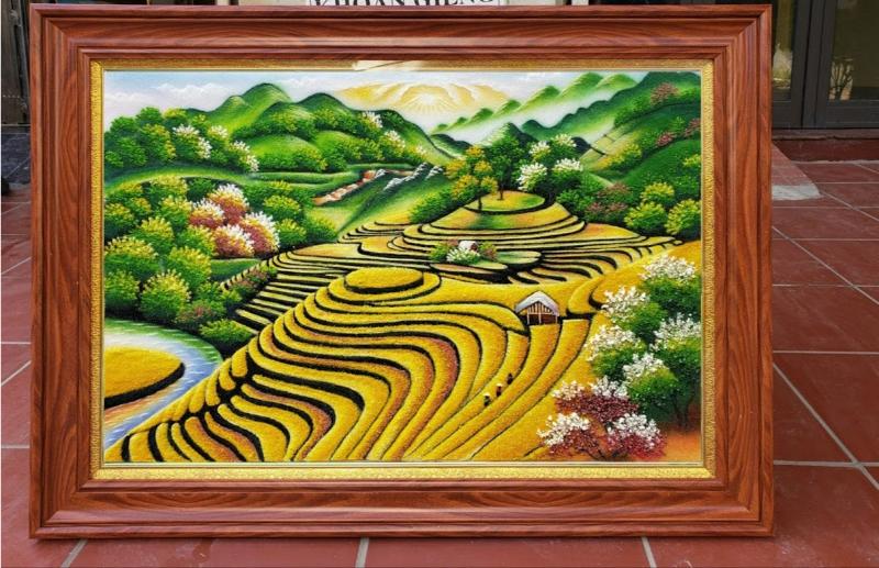 Chọn tranh ruộng bậc thang phù hợp