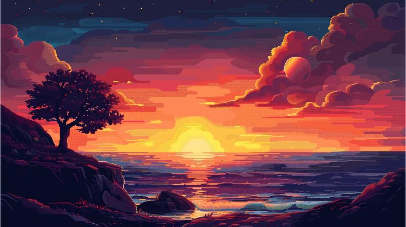 Hình ảnh tranh pixel