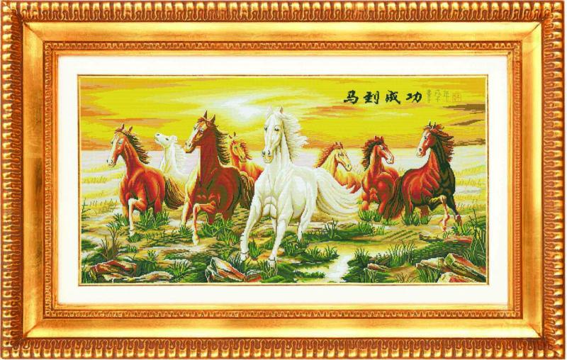 Tranh thêu phong thủy