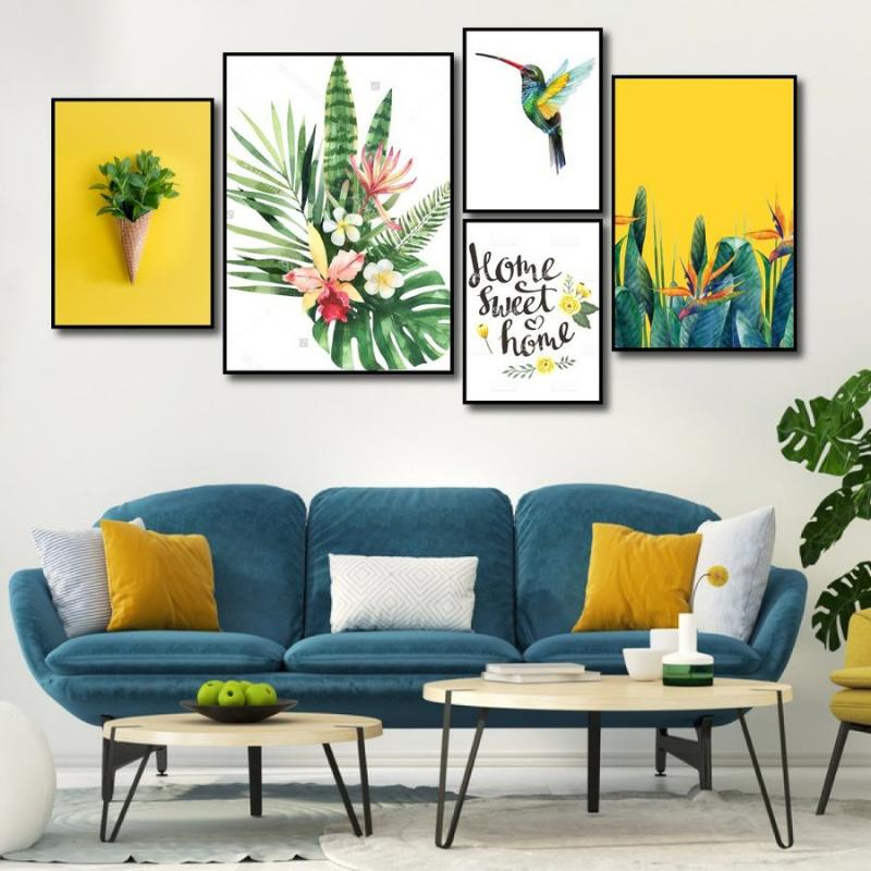 Tranh canvas ghép bộ nhiều tấm