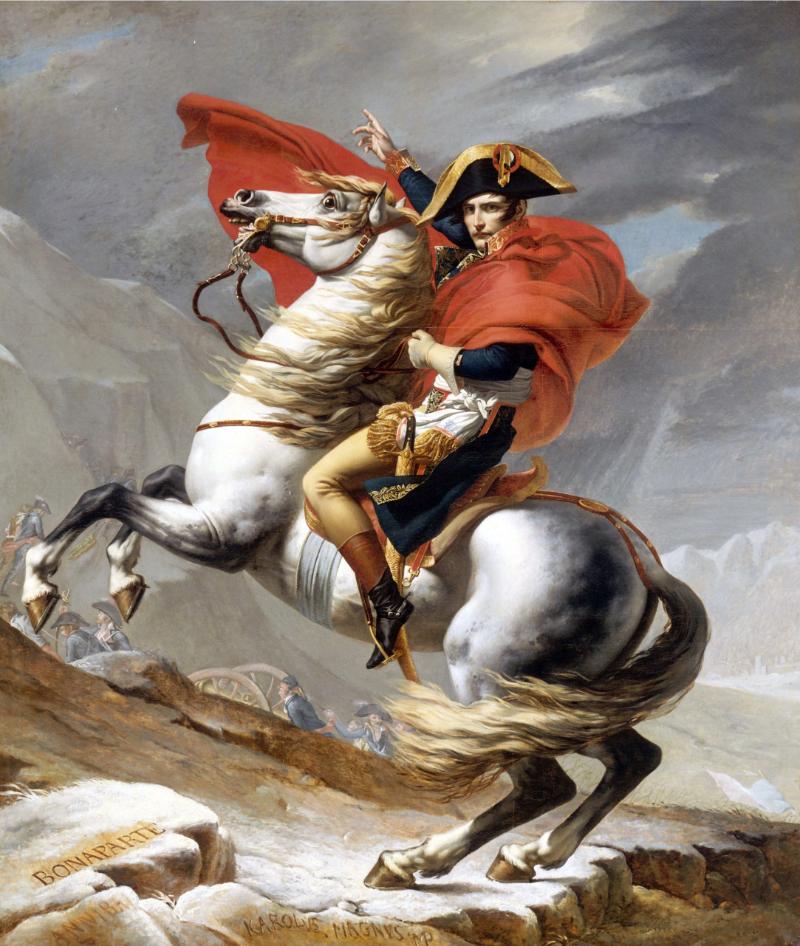 Napoleon Crossing the Alps – Hình tượng vĩ đại của lãnh đạo và chiến thắng
