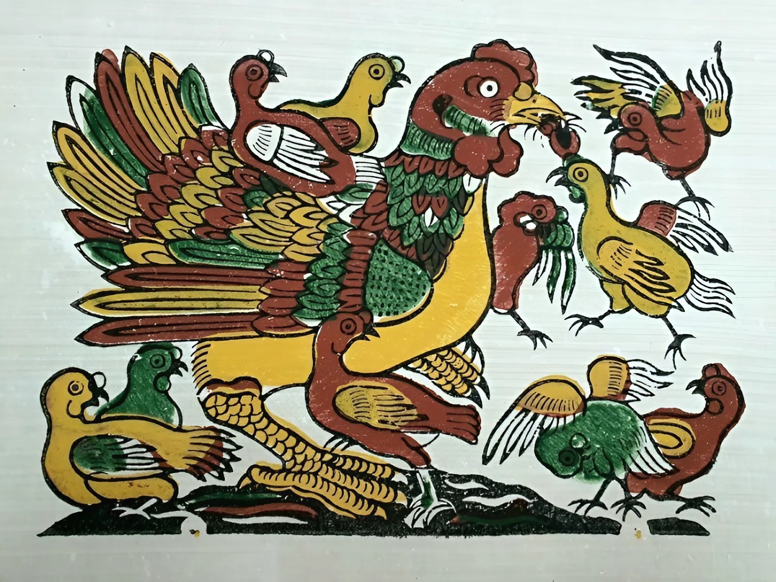 So sánh tranh Đông Hồ và Hàng Trống