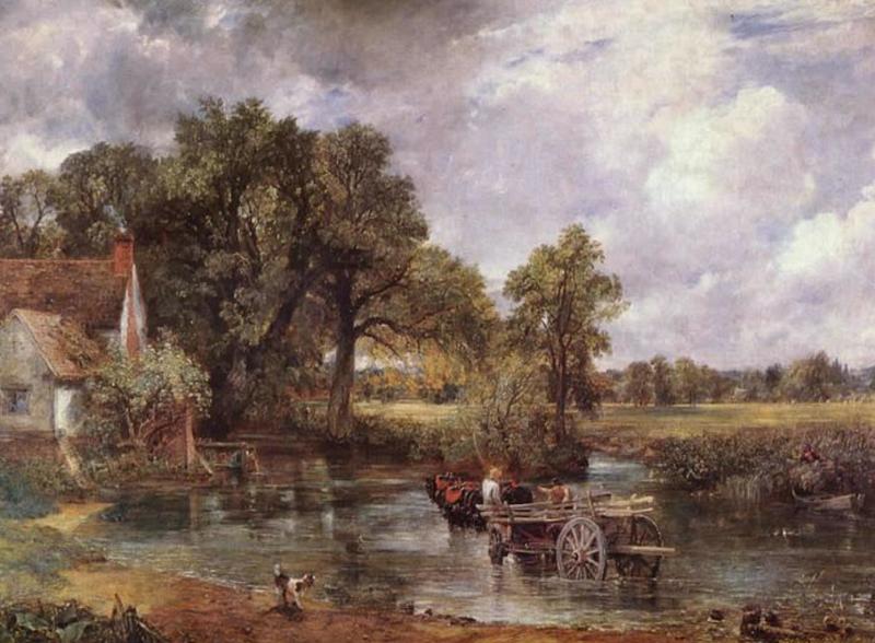 The Hay Wain bức tranh cảnh đồng quê bình yên bên bờ sông stour ở suffolk