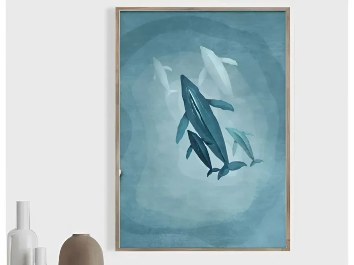tranh canvas cho người mệnh Thủy