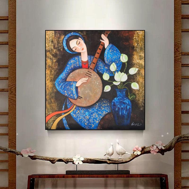 Tranh treo tường canvas phong cách Indochine