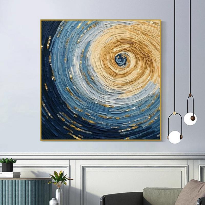 Tranh canvas vòng xoáy