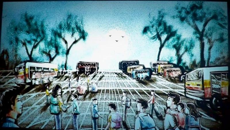 Tranh cát có tính thẩm mỹ cao