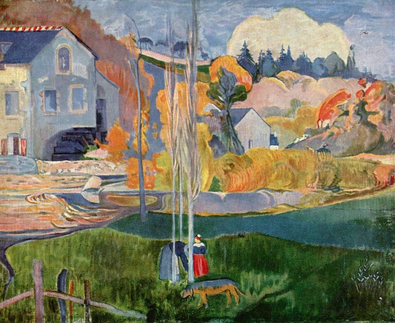Tranh của Gauguin thời kỳ Pont-Aven