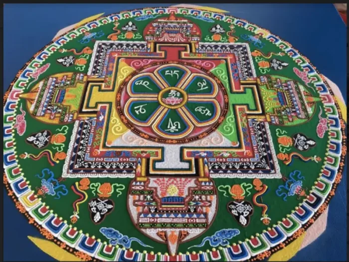 Tranh Mandala truyền thống Tây Tạng mang đậm yếu tố tâm linh và thiền định