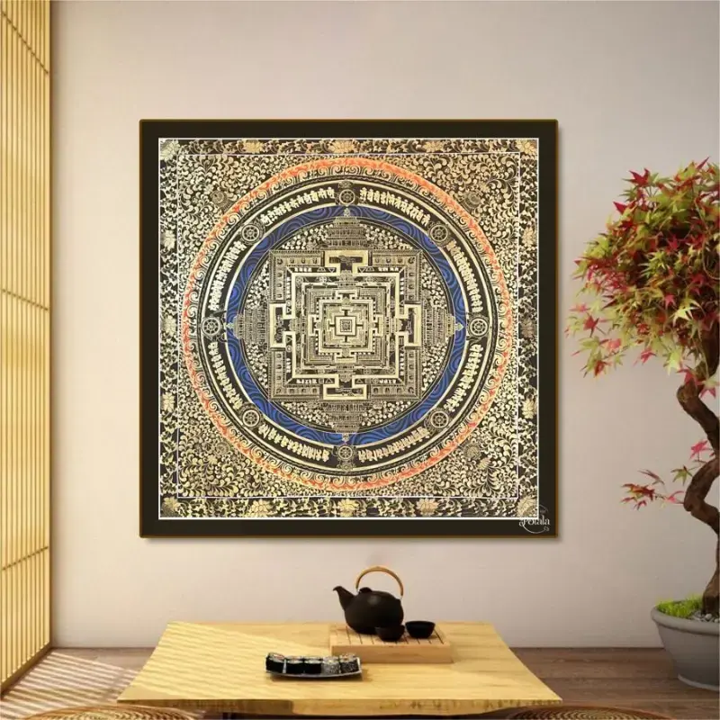 Tranh Mandala trên chất liệu đặc biệt mang vẻ đẹp độc bản và ứng dụng đa dạng