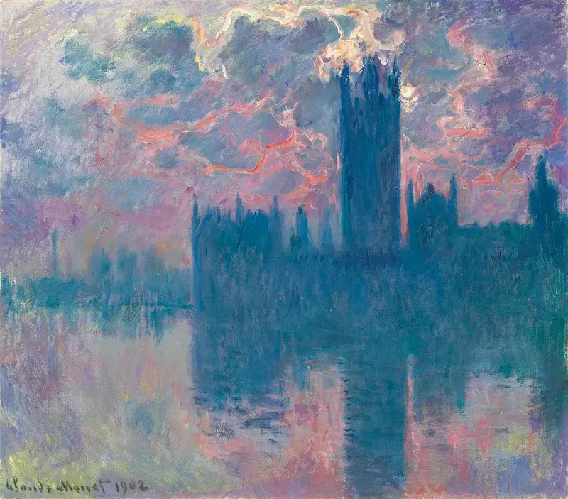 The Houses of Parliament ẩn hiện đầy cảm xúc giữa làn sương London