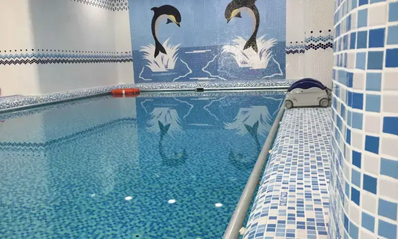 Tranh mosaic bể bơi đẹp mắt, chống trơn trượt và bền bỉ ngoài trời