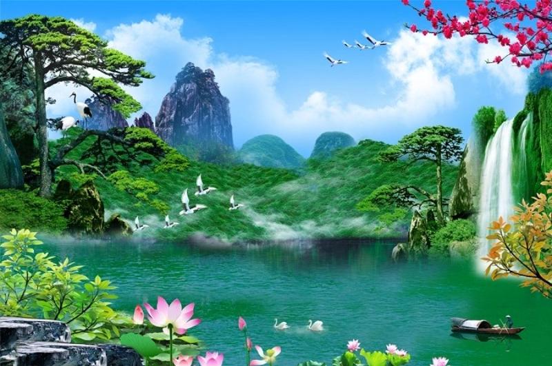Chọn màu sắc tranh phong thủy cho người mệnh thủy