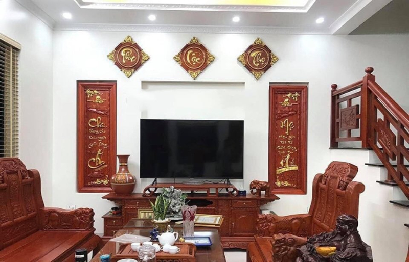 Vị trí treo tranh chữ