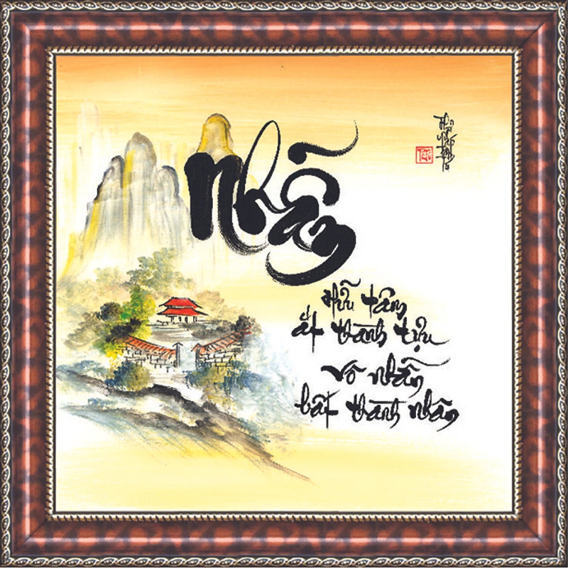 Ý nghĩa phong thủy của tranh chữ