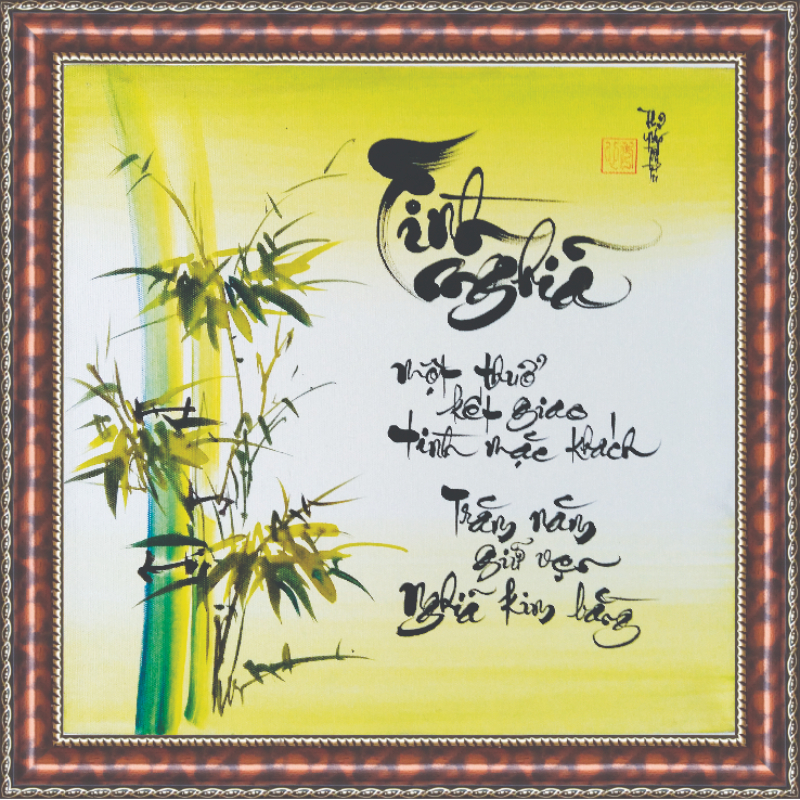 Ý nghĩa tinh thần của tranh chữ