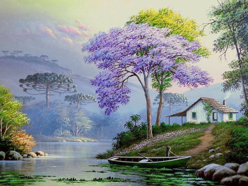Tranh phong thủy theo không gian