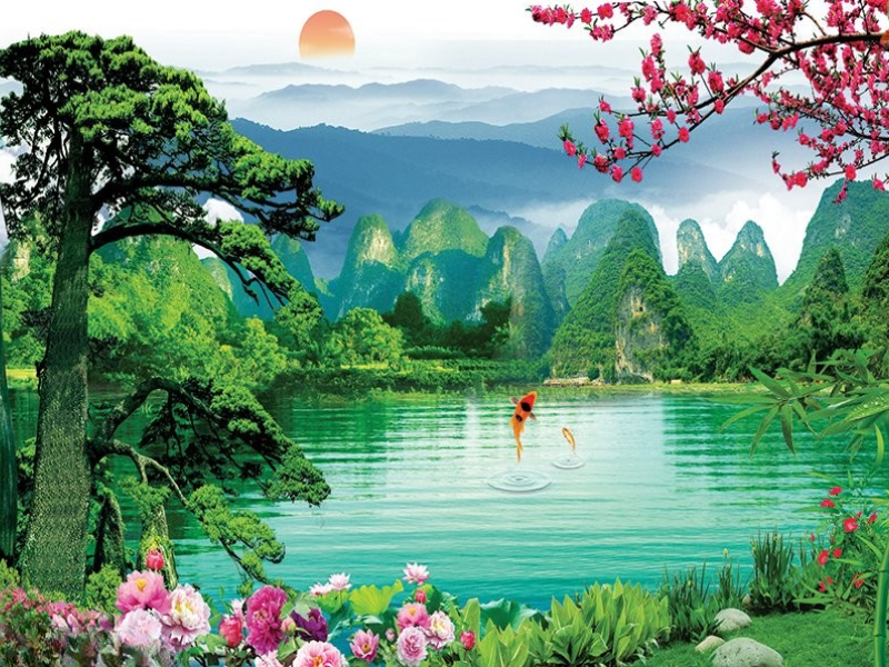 Tranh phong thủy hợp tuổi Canh Thân 1980?