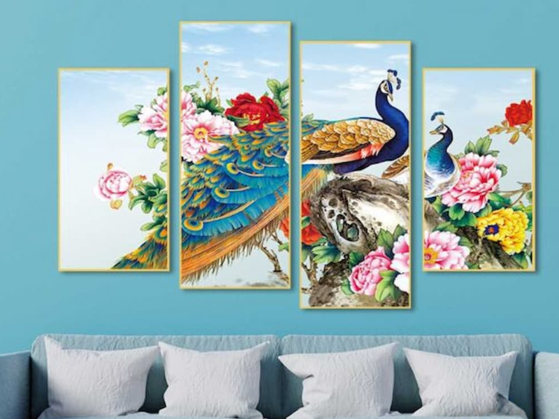 Ý nghĩa phong thủy của tranh Bách Điểu Triều Phụng