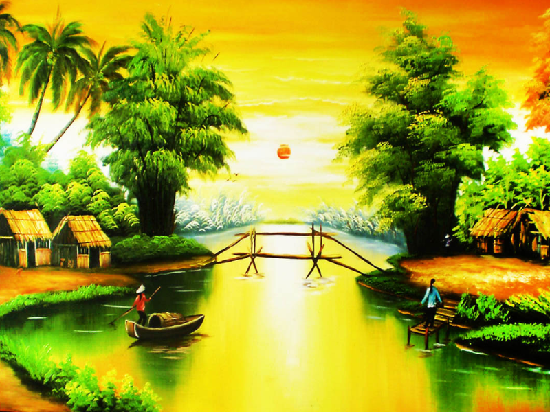 Tranh phong hủy theo ngũ hành