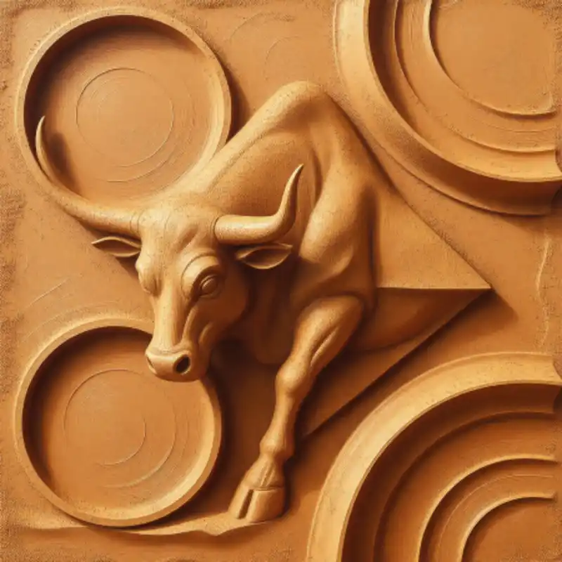 Top 99+ Mẫu Tranh Phù Điêu xi măng đắp nổi cho phòng khách 14 Tranh phù điêu bò tót nổi trên nền đất sét