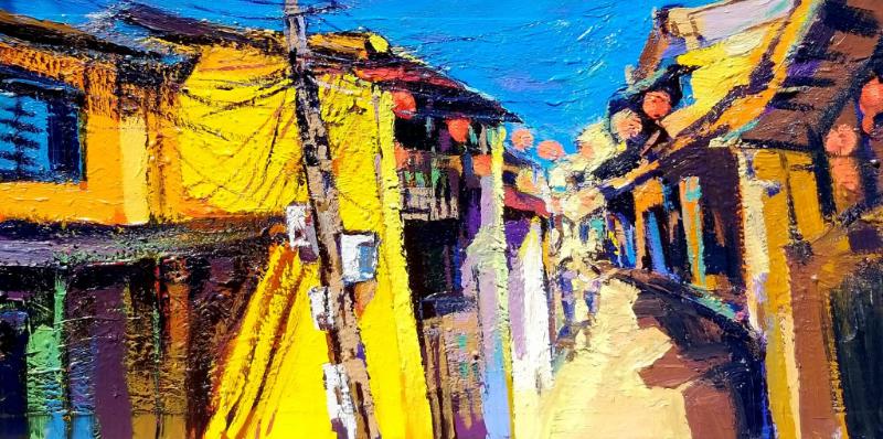 Cách chọn tranh phố cổ hà nội cho từng không gian