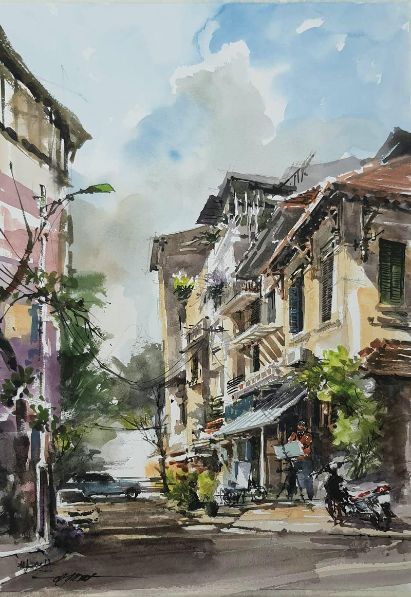 Tranh phố Hà Nội