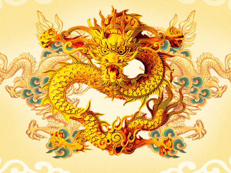 Rồng Vàng trong phong thủy còn được coi là linh vật hút tài lộc, chiêu phúc, trấn trạch cho gia đình.